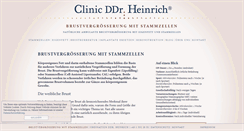 Desktop Screenshot of brustvergroesserung-stammzellen.com